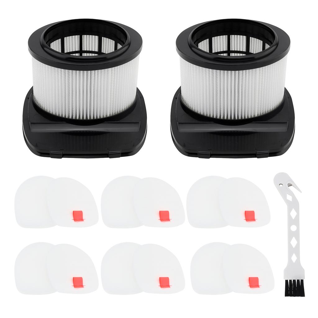 8 Pcs Vacuum Filter Cotton & Mesh Set with Cleaning Brush, Replacement Accessories for IZ140 IZ140C IZ141C IZ142 UZ145 Cordless Stick Vacuum