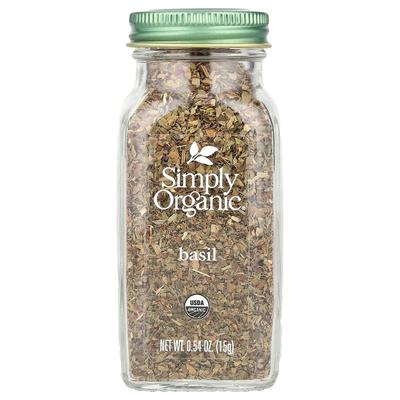 Simply Organics Bazylia, 15g (0,54 uncji)