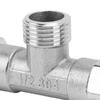 Conexión de tubería Codo en T de 3 vías Acero inoxidable 304 Conector de manguera Adaptador de tubería G1Celsius2 para Agua