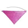 Shinning Sequins Triangle Scarf for Prom Party Lightweight Triangle Collar for Ladies Wedding Model Show Supplies