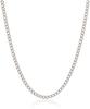 4.C.Homme Plus Silver Necklace (47cm) 112144320924