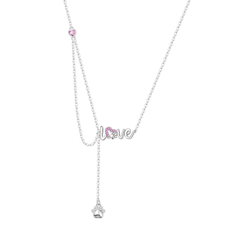 Simple Ocean Creature Pet Paw Print Butterfly Elephant Necklace Pendant Jewelry