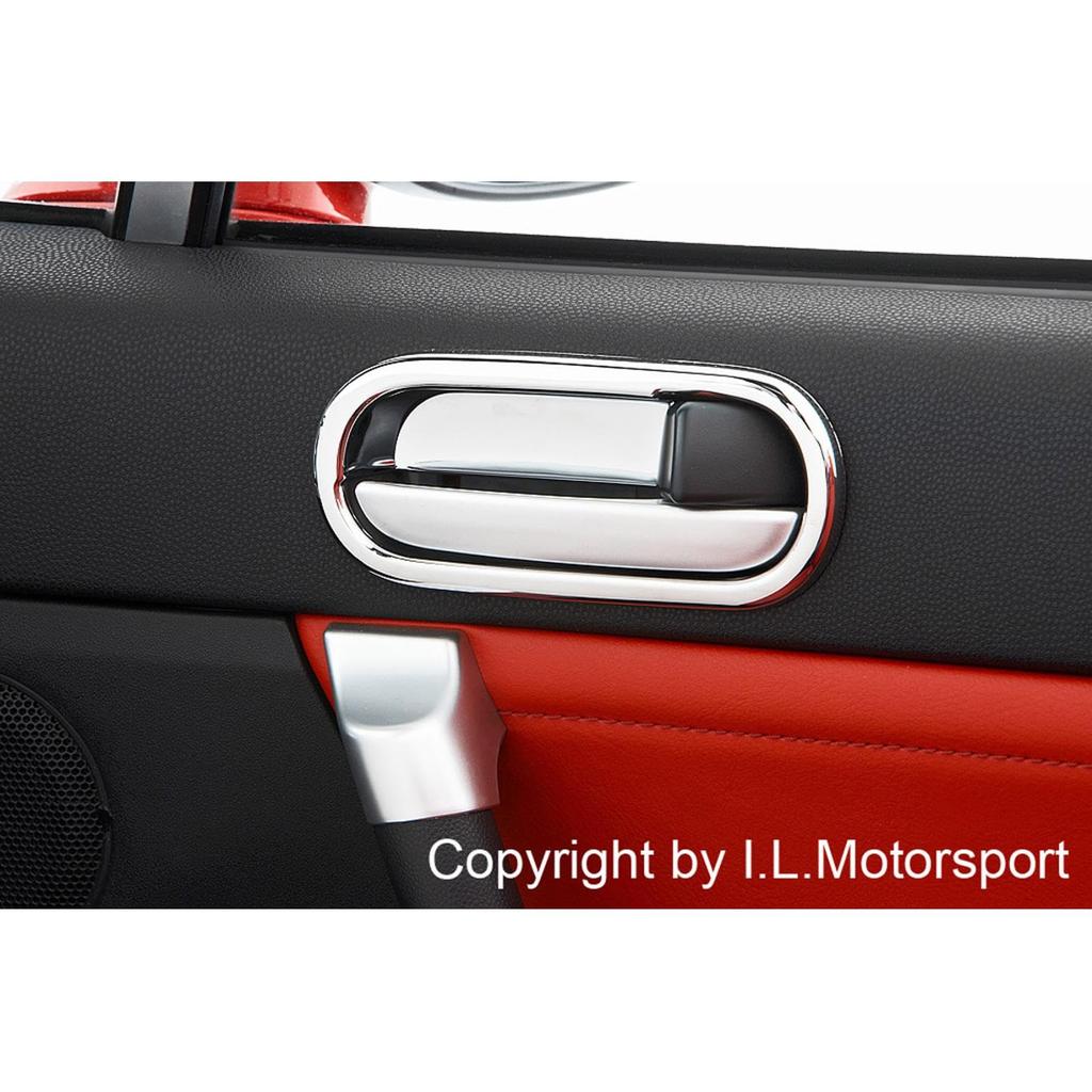 I.L.MOTORSPORT Inner Door Steering Wheel Cover Roadster NCEC Chrome NC0-0013