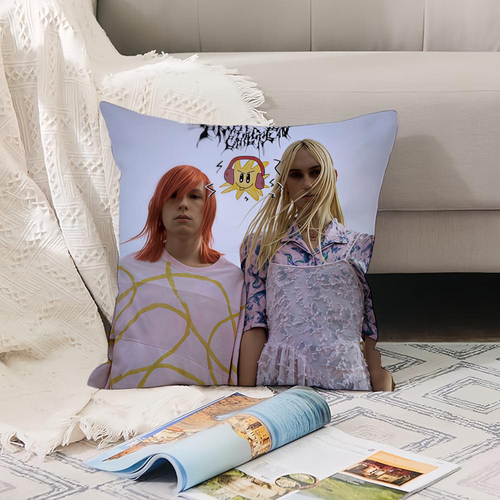 

Music group F-Frost C-Children Pillow Case Office Cushions Suitable For Sofa Car Bedroom Decorative Cushion Cover 12x12Inch