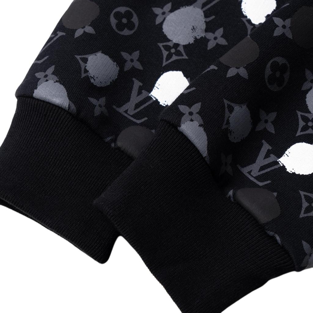 Louis Vuitton X Yayoi Kusama Sweatshirt Men's Black 1AB6J7