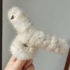 Plush Hair Clip Autumn Winter Woman Hair Accessories Large Shark Clips  Girls Headwear Korean Female Headdress