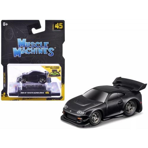 

Muscle Machines 1/64 Toyota Supra JZA80 1995 Blackout Edition Muscle Machines Supra Diecast Car