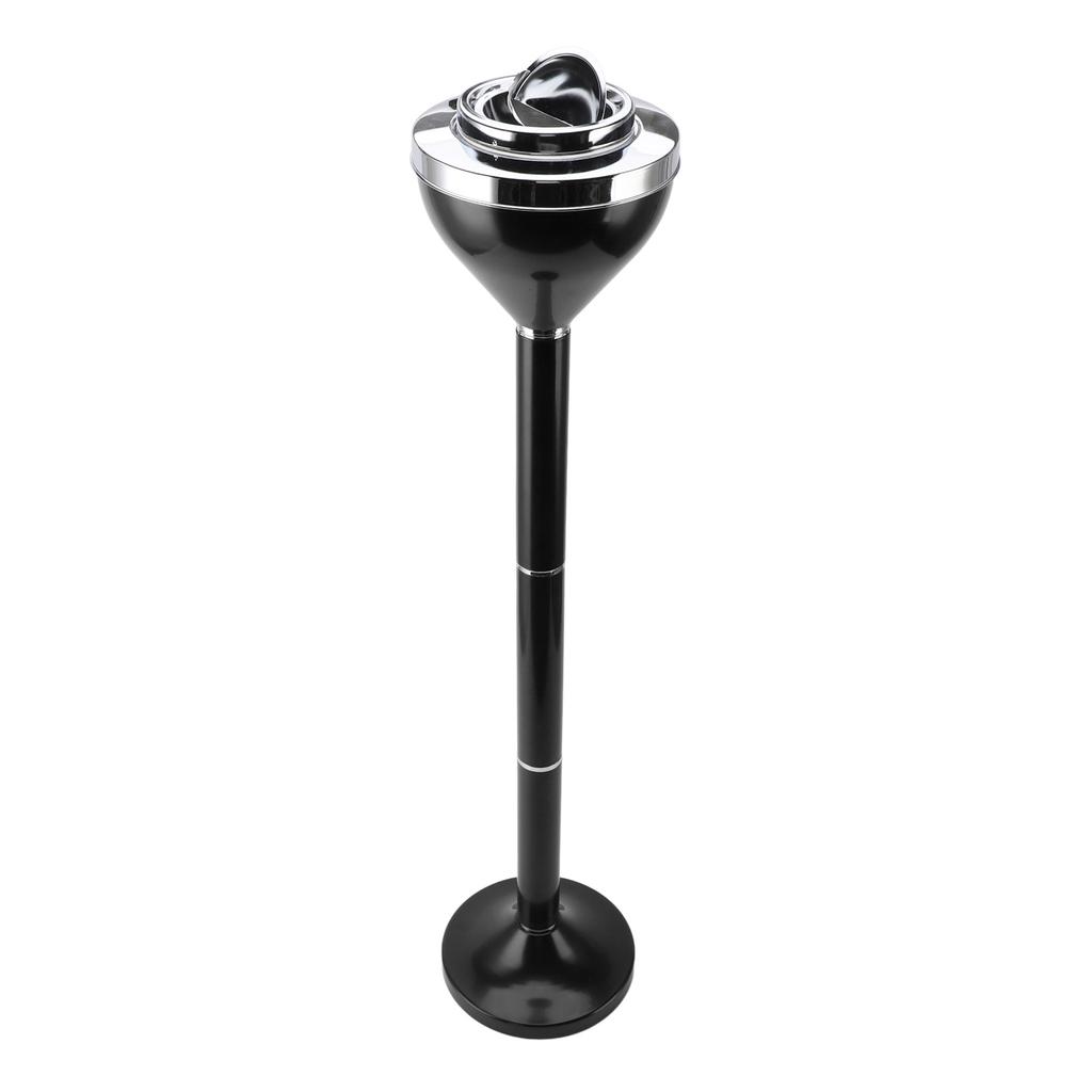 Standing Ashtray Iron Creative Self Cleaning Detachable Floor Standing Ash Tray with Lid for Restaurant KTV Bar Hotel