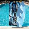 Avatar Print Beach Towel Design, Soft, Lightweight. for Home Bathroom, Spa, Pool, Yoga, Surfing, Camping, Gift for Family, Friend