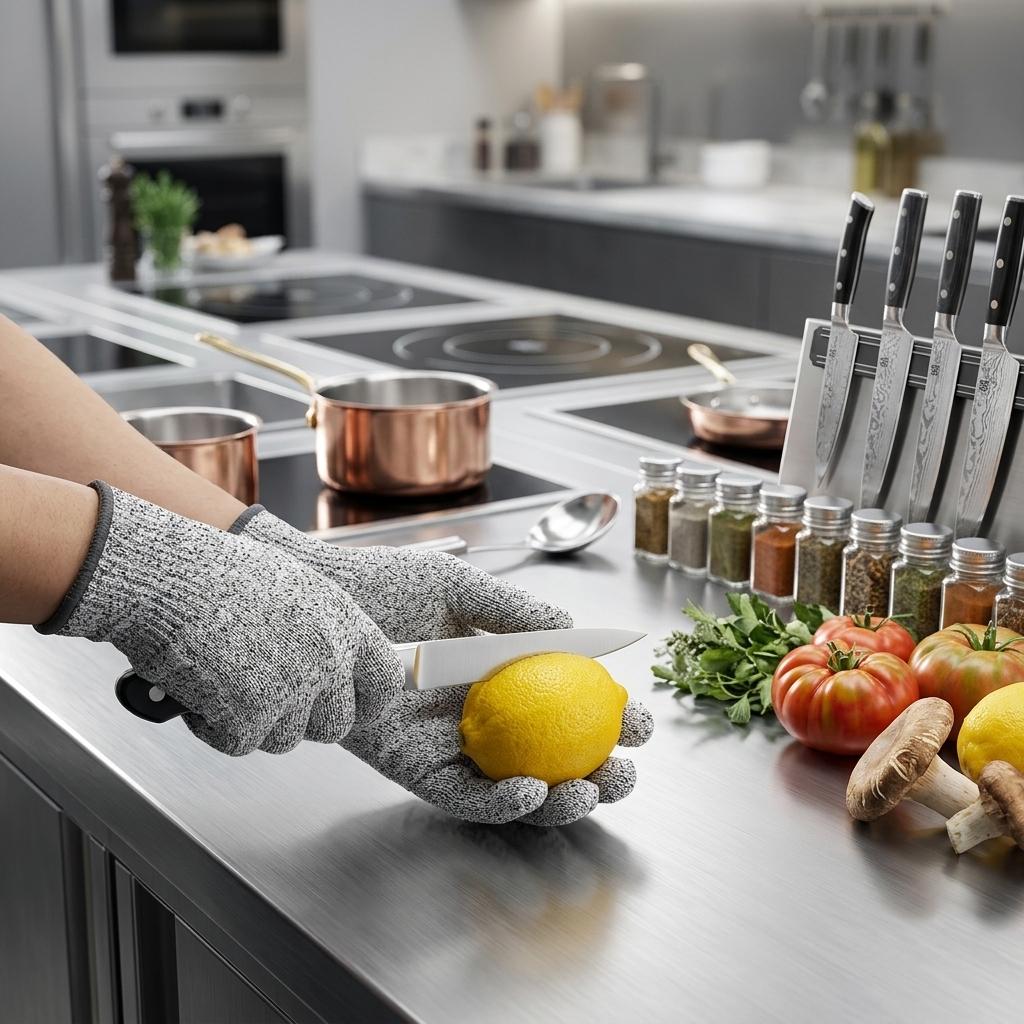 Spot 5 Grade Cut Resistant Gloves Food Grade Kitchen protection Anti-cutting Slaughtering Gardening Fishing