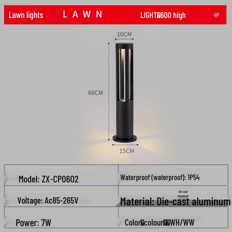 NuFeng Outdoor Waterproof Garden Lawn Lamp