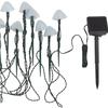 New Outdoor LED Solar lamp Mushroom String Light Courtyard Waterproof Garden Lawn Ground Novel Decorative Landscape Solar Lights