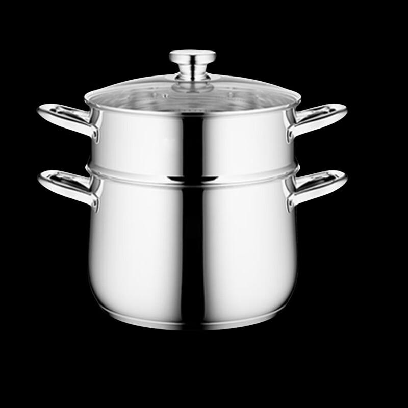 Uoto Stainless Steel Double-Layer Steamer Pot