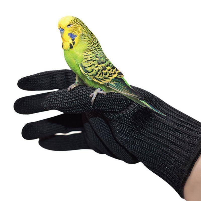 

Bird Gloves Anti-Bite Small Animal Handling Gloves for Parrotlets Cockatiels синий