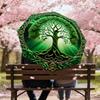 1PC tree of lifeAutomatic Open/Close Umbrella with Windproof, 8-Rib Sturdy Canopy, Durable Ribs, Fashionable Design1298A