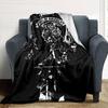 1pc dragon guitarThemed Blanket Soft Flannel All Season Cozy Throw with Bold Graphic Print, Travel, or Holiday Gift for Family & Friends