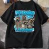 Funny Raccoon TShirt Unisex Women Life Is Soup I Am Fork T Shirt Raccoon Vintage Graphic Tee Animal Lover Tshirt Streetwear Tops