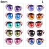 Doll Educational Toys Cartoon Eyes Stickers Clay Decals Face Organ Paster Love Cute Sticker