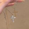 2025 Cross Pendant Necklace With Crystal Cubic Zircon For Women Fashion Zircon Accessories