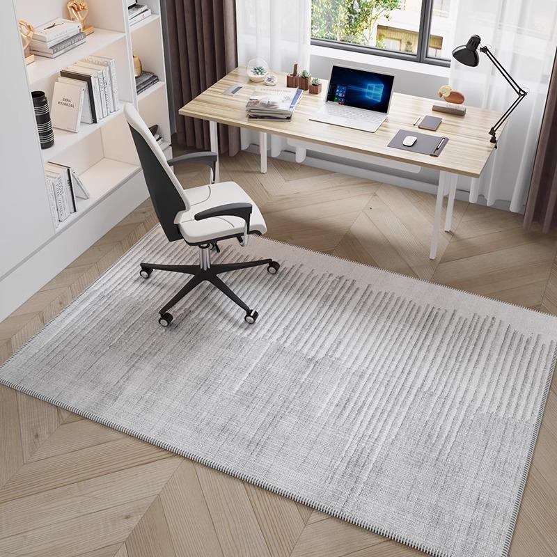 Study Room Carpet Computer Chair Swivel Chair Sound Insulation Living Room Bedroom Wooden Floor Protection Mat Home Decor