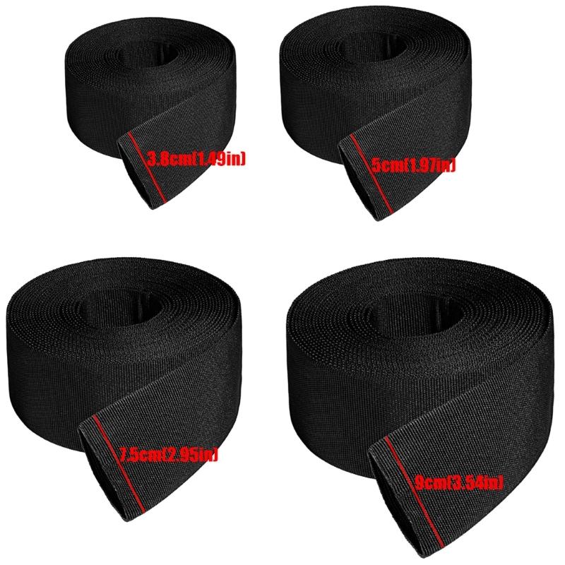 Nylon Cable Protector Sleeve Heavy Duty Flexible Wire Conduits Cables management Sleeve for Home Office Garage Enduring