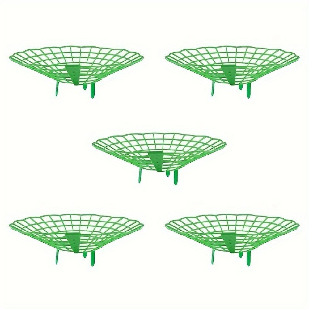 

5/10pcs Green Strawberry Planting Rack with 3 Sturdy Legs To Prevent Fruit Mold and Decay, Practical Yard Storage Rack