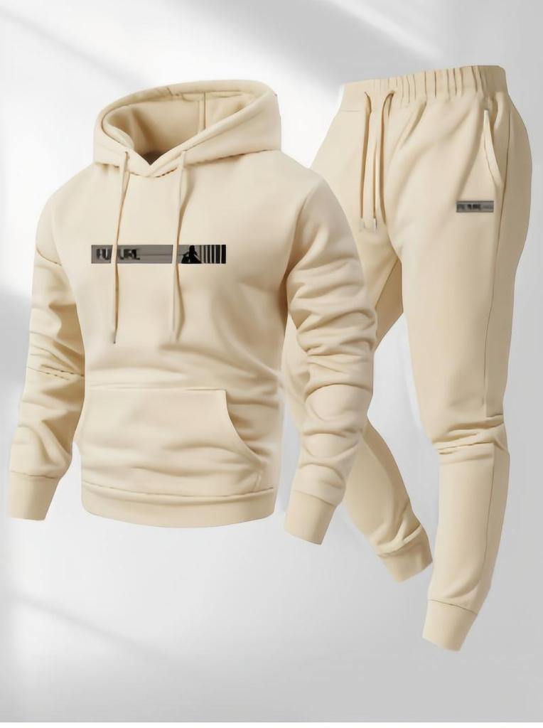 European Style Unisex Hoodie & Drawstring Sports Suit