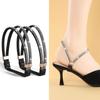 Women Shoe Belt Rhinestone High Heels Shoelaces Free Triangle Bundle Ankle Holding Loose Anti-skid Bundle Laces Tie Straps Band