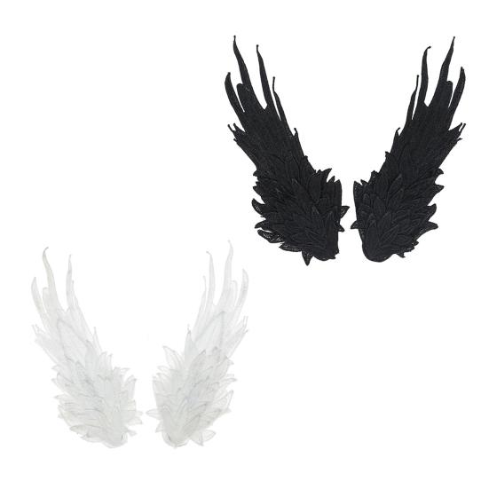 1 Pair Hair Pins Handcrafted Wings Decor Hair Clips Headdress Cosplay Parties Photography Hair Accessories