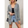 Winter Wind New Temu Hot-selling V-neck Twist Long-sleeved Loose Casual Sweater Jacket