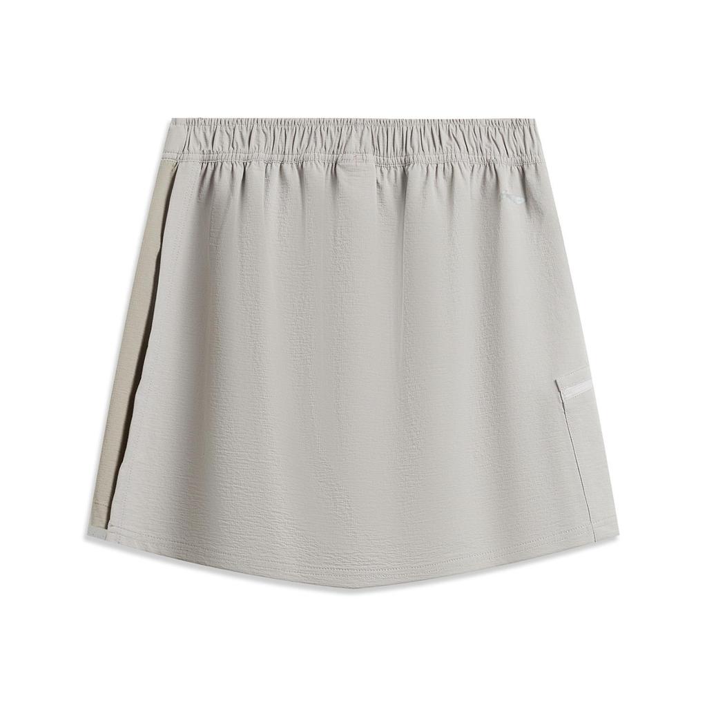 Li-Ning Women's 2025 Summer Slim Fit Quick-Dry Sports Skort Dark Gray ASKW042-6