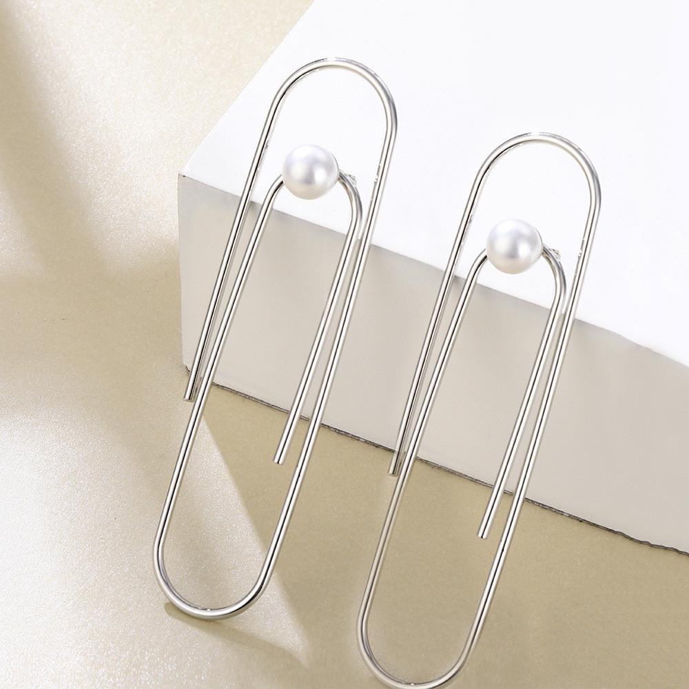 Alloy Chic Upin Earrings With Pearls Fashionforward Statement Accessory Ear