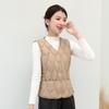 Light and Thin New Autumn and Winter Down Cotton Vest Women's Thickened Thermal Vest Short Vest Slim and Thin Vest