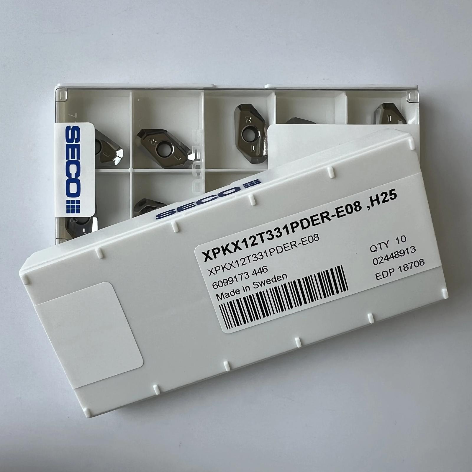 

XPKX12T331PDER-E08, H25 / Industrial indexable Carbide Inserts 10 Pcs