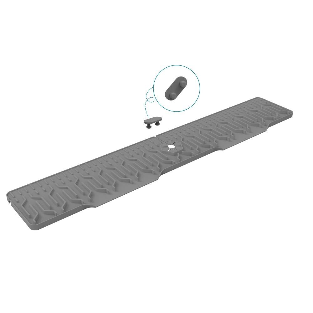 

Anti-splash Kitchen Faucet Splash Guards Quick Dry Drain Tray Mat Sink Splashing Guard Sink Style A