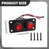 Rocker Switch Panel Mount Pre Wired on Off Toggle Screw Mounting Waterproof for RV Truck