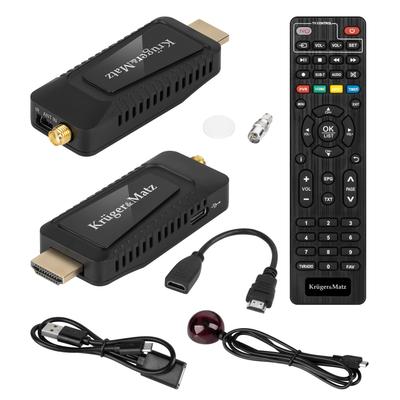 Tuner DVB-T2 HEVC H.265 mini HDMI'a Kruger&Matz
