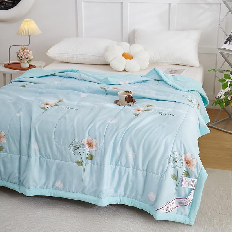 BGM Cloud Soft Floral Soy Fiber All-Season Quilt