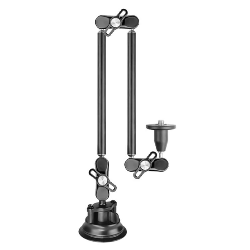 

Phone Holder Bed Mount Flexible Arm 360 Mount Clip With 1/4 3/8 Screw Adjustable Bracket Clamp Stand with Suction Base 1