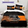 The Toffees logo  Bedding Quilt Set Quilt Cover Pillowcase Home Decoration Birthday Gift (1 * duvet cover + 2 * pillowcase, without core)