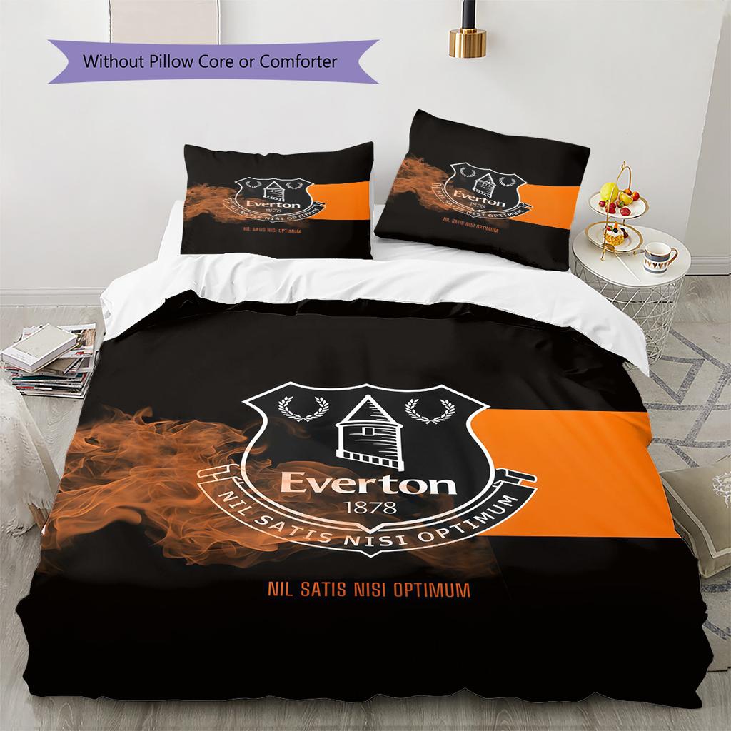 The Toffees logo  Bedding Quilt Set Quilt Cover Pillowcase Home Decoration Birthday Gift (1 * duvet cover + 2 * pillowcase, without core)