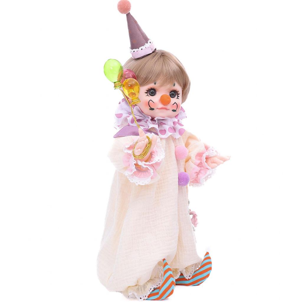 18 Inch Cosplay Reborn Baby Doll Full Silicone Vinyl Buffoon Doll Collection Toy Christmas Halloween Decoration