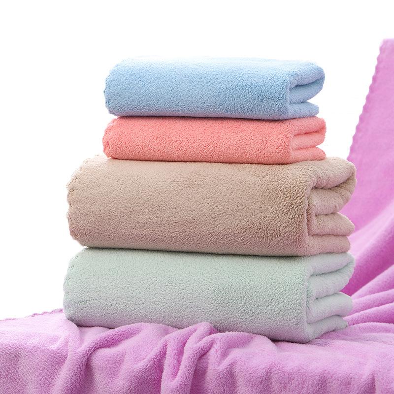 Coral Velvet Cover Towel  Towel  Bath Towel  Soft Water Absorption  Gift Advertising  Home Use
