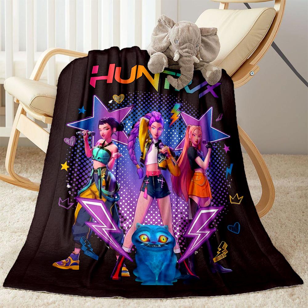 Huntrx Blanket Soft Sofa Couch Office Bed Picnics All-Season Use Versatile Accessory Birthday Christmas Gift Blanket Y25