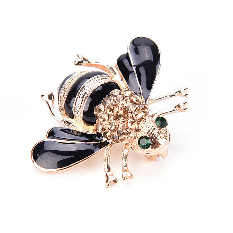 Bie Brosje Elegant Gullbelagt Festbrosje Smykker