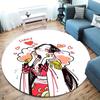 One Piece Boa Hancock Round Area Rug Carpet Rug For Living Room Bedroom Sofa Playroom Decor Nonslip Floor Mat