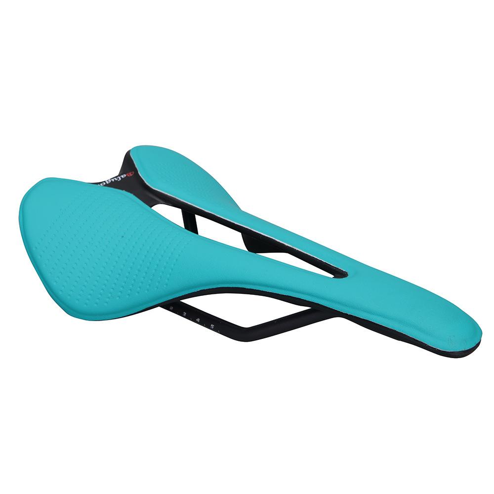 Ergonomic Bicycle Saddle Comfortable Road Mountain Bike Seat Cushion with Anatomical Design for Long Riding EVA светло-синий