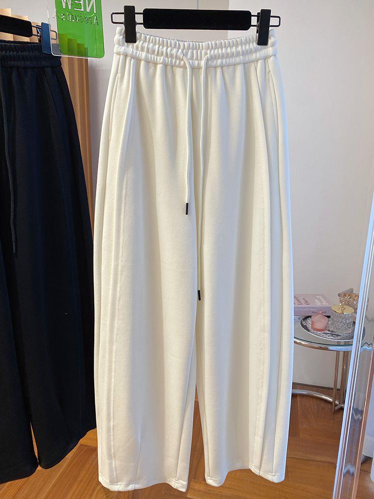 Versatile High-Waist Wide-Leg Drawstring Pants for Women - Slimming, Loose, Casual, Spring 2026 Collection