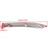 !new! Car Bumper Face Bar Cover Reflector Red Warning Lights Side For BMW X5 E70 LCI 2011-2013 63147240997 63147240998