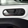 Carbon Fiber Car Windows Control Panel Door Interior Handle Bowl Cover Trim For Volkswagen Beetle Auto Inner Decoration